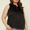 SKIES ARE BLUE Plus Size - Sleeveless Button Down Top New In Plus Size 2 SKIES ARE BLUE Plus Size - Sleeveless Button Down Top New In Plus Size