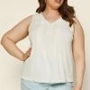 SKIES ARE BLUE Plus Size - Lace Detail Tank Top New In Plus Size 1 SKIES ARE BLUE Plus Size - Lace Detail Tank Top New In Plus Size