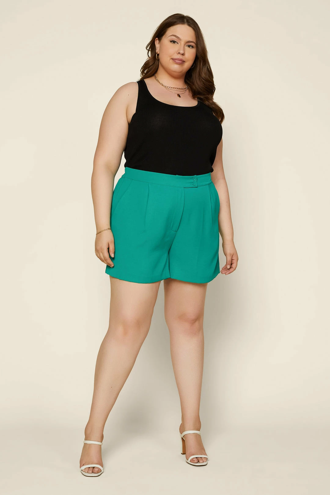 SKIES ARE BLUE New In Plus Size Plus Size - Recycled Tailored Shorts 6 SKIES ARE BLUE New In Plus Size Plus Size - Recycled Tailored Shorts