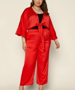 SKIES ARE BLUE Plus Size - Palazzo Pants New In Plus Size