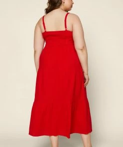 SKIES ARE BLUE New In Plus Size Plus Size - Tiered Maxi Dress 10 SKIES ARE BLUE New In Plus Size Plus Size - Tiered Maxi Dress