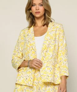SKIES ARE BLUE New In Clothing Floral Print Blazer