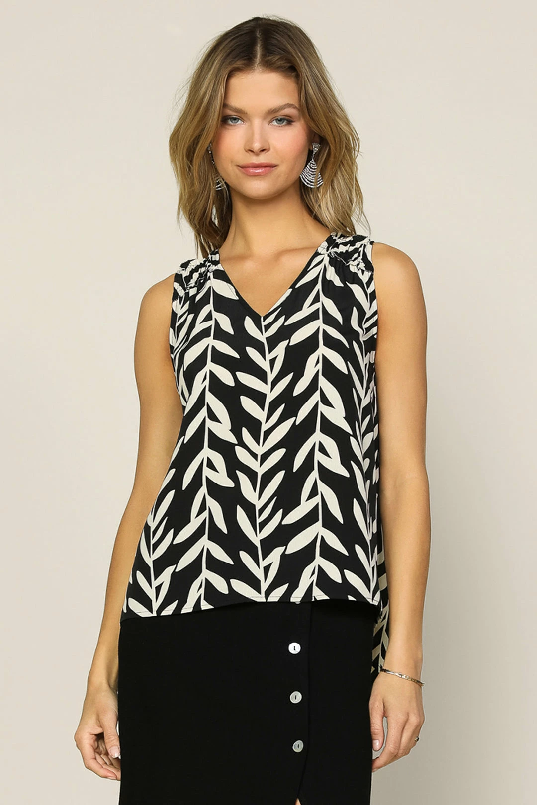 SKIES ARE BLUE New In Clothing Botanical Sleeveless Top 3 SKIES ARE BLUE New In Clothing Botanical Sleeveless Top