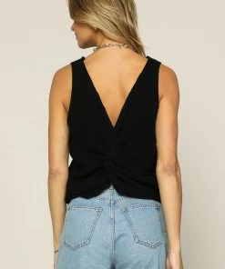 SKIES ARE BLUE New In Clothing Cross Back Knit Top