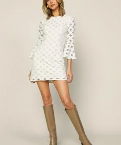 SKIES ARE BLUE Floral Lace Mini Dress 9 SKIES ARE BLUE Floral Lace Mini Dress