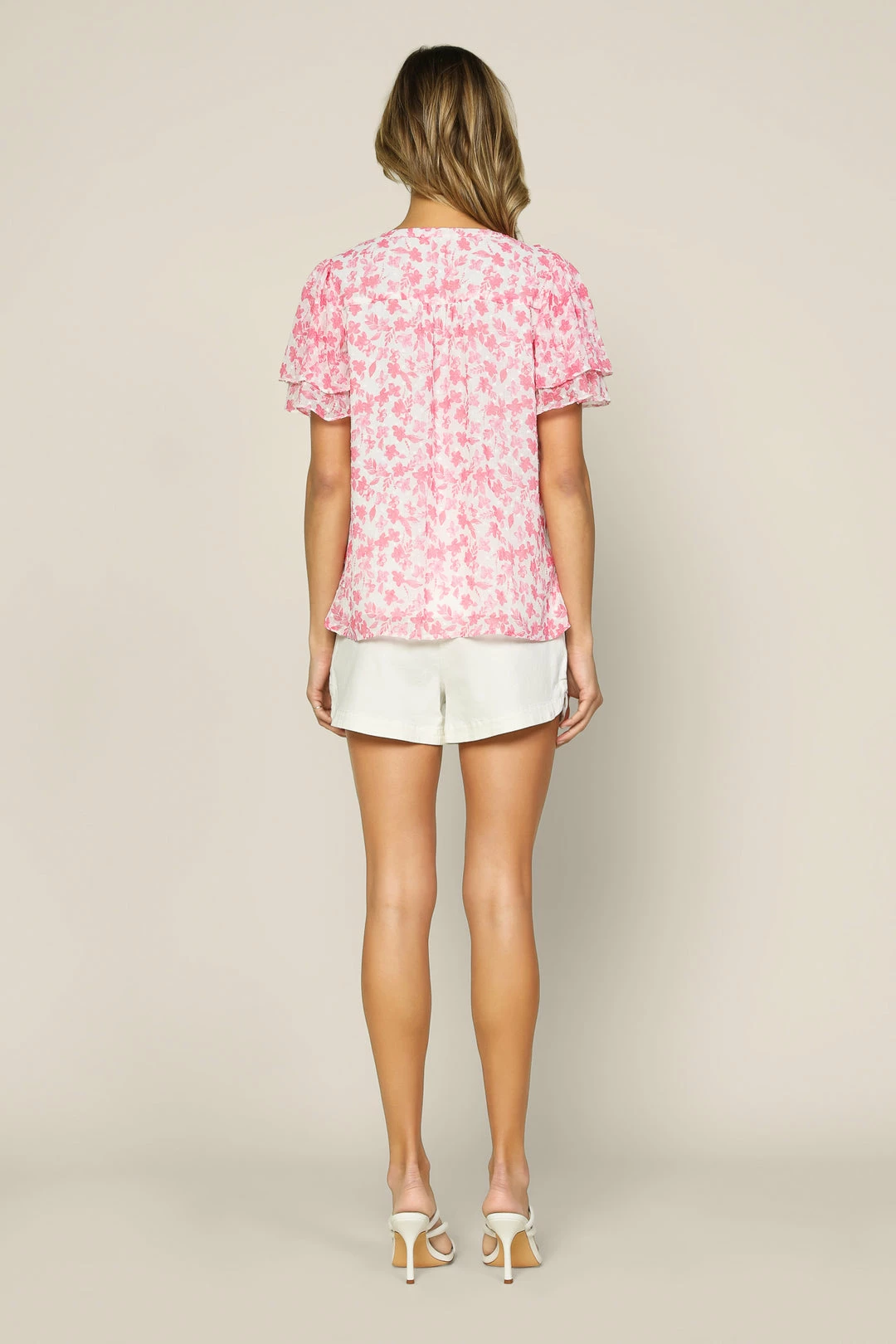 SKIES ARE BLUE Sweet Floral Ruffled Top New In Clothing 7 SKIES ARE BLUE Sweet Floral Ruffled Top New In Clothing