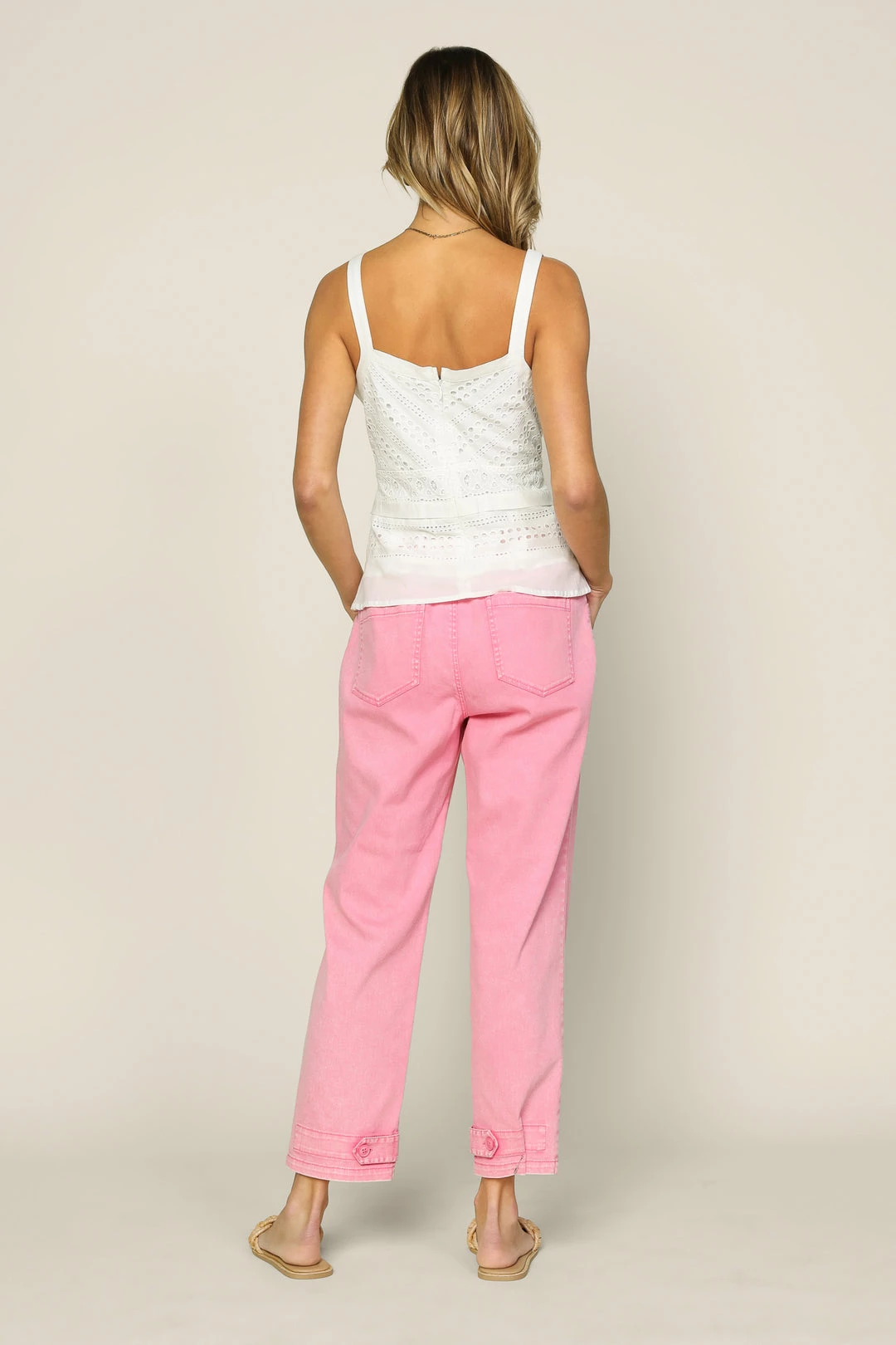 SKIES ARE BLUE Sleeveless Eyelet Top New In Clothing 6 SKIES ARE BLUE Sleeveless Eyelet Top New In Clothing