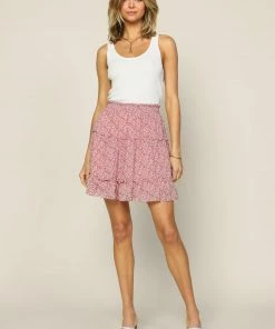 SKIES ARE BLUE Ditsy Floral Mini Skirt