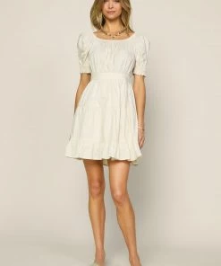 SKIES ARE BLUE New In Clothing Puffed Sleeve Mini Dress