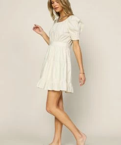 SKIES ARE BLUE New In Clothing Puffed Sleeve Mini Dress