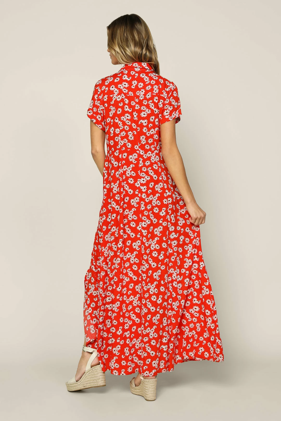 SKIES ARE BLUE New In Clothing Floral Print Maxi Shirt Dress 6 SKIES ARE BLUE New In Clothing Floral Print Maxi Shirt Dress