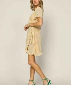 SKIES ARE BLUE Floral Wrap Mini Dress New In Clothing 12 SKIES ARE BLUE Floral Wrap Mini Dress New In Clothing