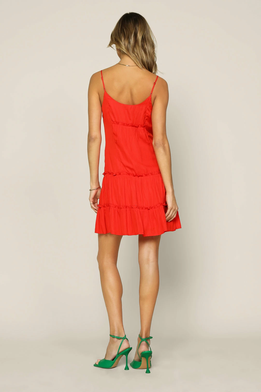 SKIES ARE BLUE Ruffled Cami Mini Dress New In Clothing 6 SKIES ARE BLUE Ruffled Cami Mini Dress New In Clothing