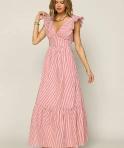 SKIES ARE BLUE New In Clothing Ryan Striped Back Tie Dress 11 SKIES ARE BLUE New In Clothing Ryan Striped Back Tie Dress