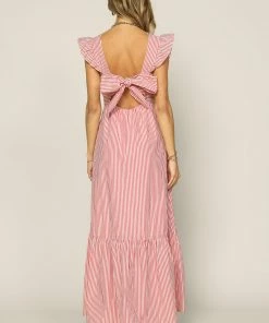 SKIES ARE BLUE New In Clothing Ryan Striped Back Tie Dress 12 SKIES ARE BLUE New In Clothing Ryan Striped Back Tie Dress