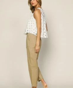 SKIES ARE BLUE New In Clothing Floral Lace Tank Top