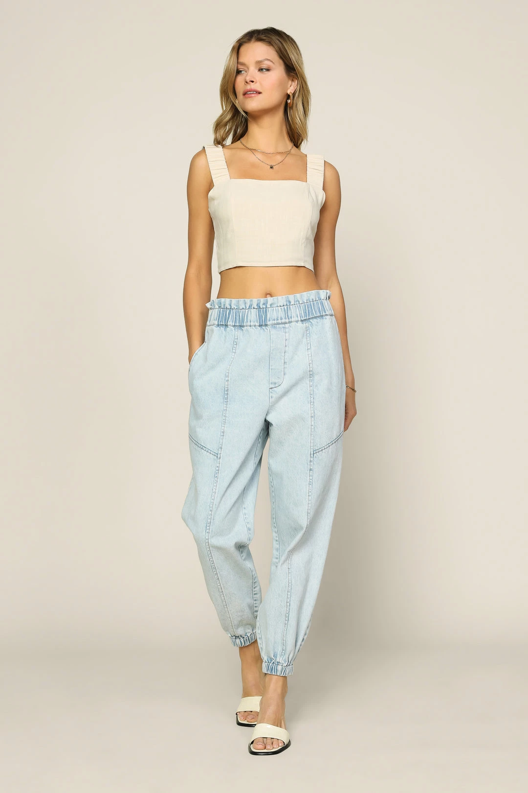 SKIES ARE BLUE Square Neck Crop Top New In Clothing 5 SKIES ARE BLUE Square Neck Crop Top New In Clothing