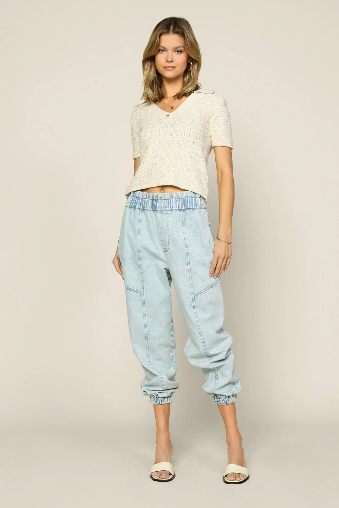 SKIES ARE BLUE Knit Polo Top New In Clothing 4 SKIES ARE BLUE Knit Polo Top New In Clothing