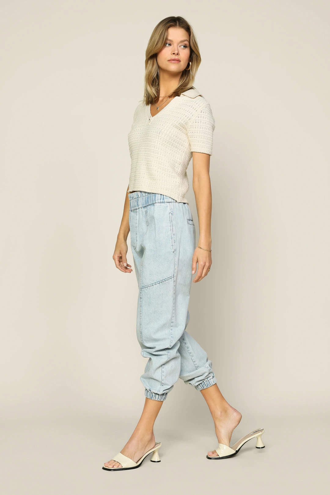 SKIES ARE BLUE Knit Polo Top New In Clothing 5 SKIES ARE BLUE Knit Polo Top New In Clothing