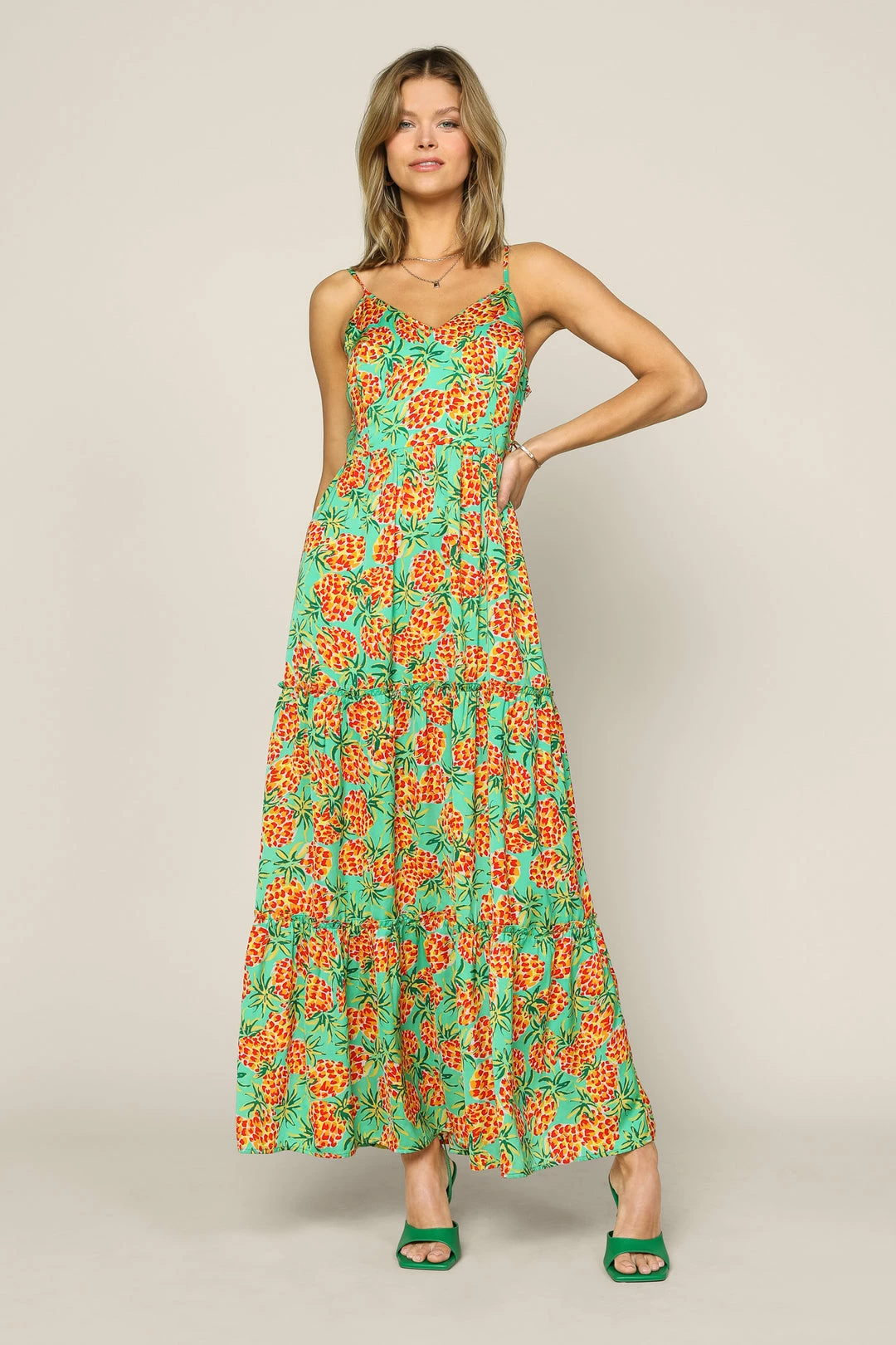 SKIES ARE BLUE New In Clothing Tropical Print Maxi Dress 8 SKIES ARE BLUE New In Clothing Tropical Print Maxi Dress