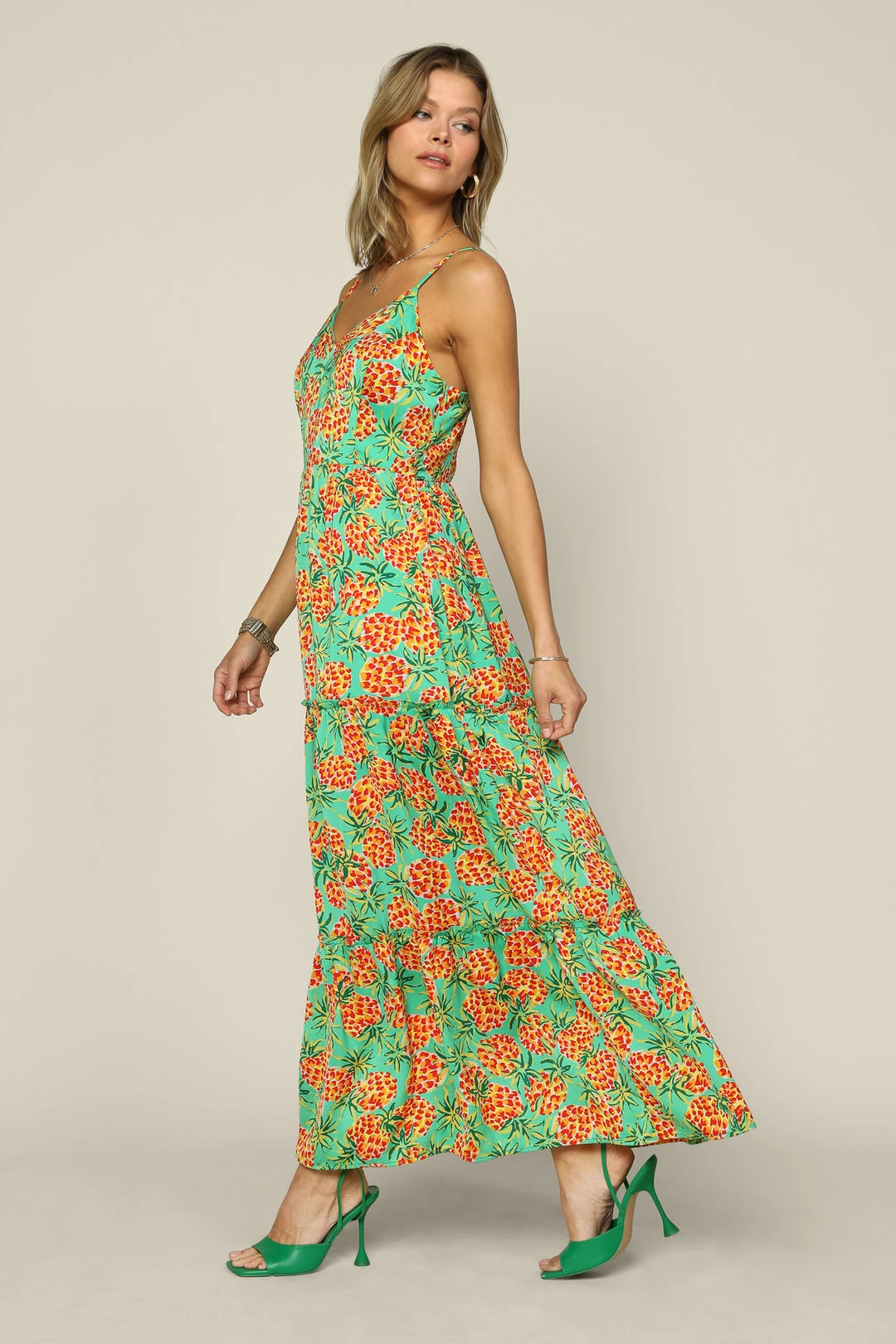 SKIES ARE BLUE New In Clothing Tropical Print Maxi Dress 6 SKIES ARE BLUE New In Clothing Tropical Print Maxi Dress