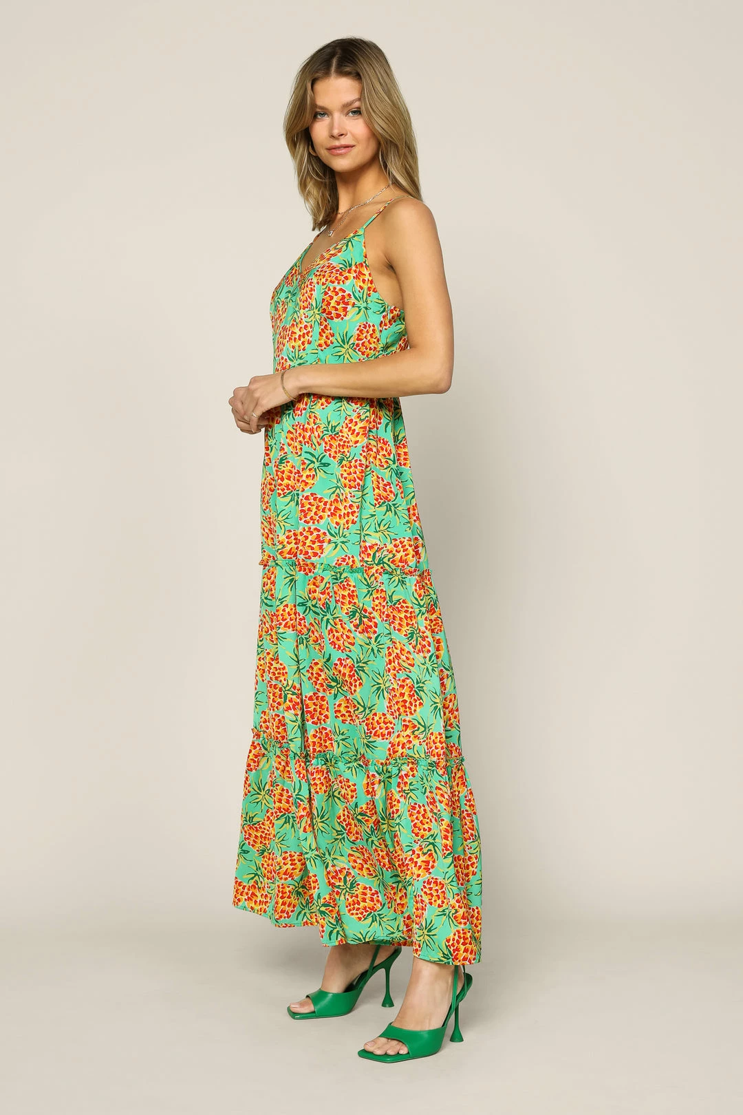 SKIES ARE BLUE New In Clothing Tropical Print Maxi Dress 10 SKIES ARE BLUE New In Clothing Tropical Print Maxi Dress