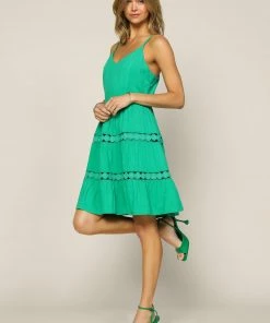 SKIES ARE BLUE Lace Detailed Mini Dress New In Clothing