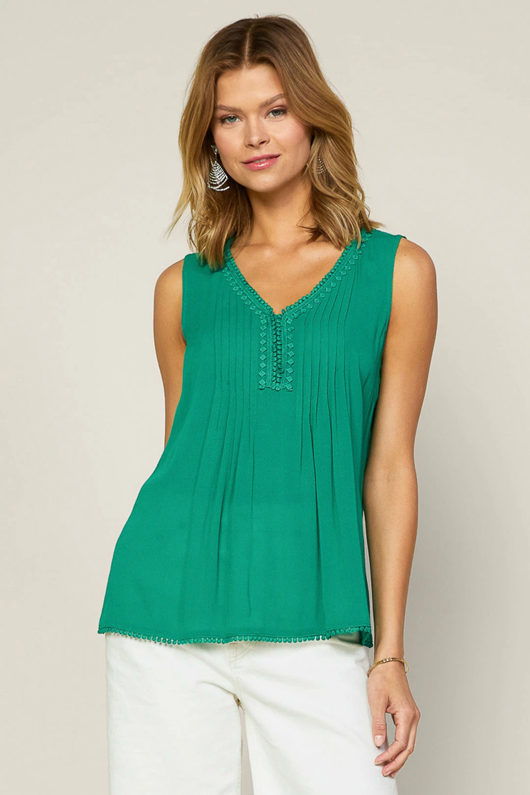 SKIES ARE BLUE Lace Detail Tank Top 3 SKIES ARE BLUE Lace Detail Tank Top