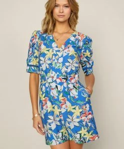 SKIES ARE BLUE New In Clothing Floral Print Romper