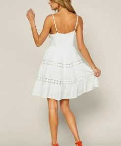 SKIES ARE BLUE New In Clothing Lace Detailed Mini Dress