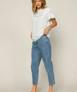 SKIES ARE BLUE Ruffled Lace Detailed Top 8 SKIES ARE BLUE Ruffled Lace Detailed Top