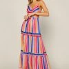 SKIES ARE BLUE New In Clothing Multi Stripe Maxi Dress 1 SKIES ARE BLUE New In Clothing Multi Stripe Maxi Dress