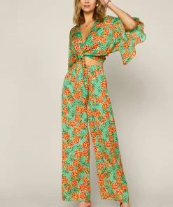 SKIES ARE BLUE Tropical Print Kimono Top New In Clothing 8 SKIES ARE BLUE Tropical Print Kimono Top New In Clothing