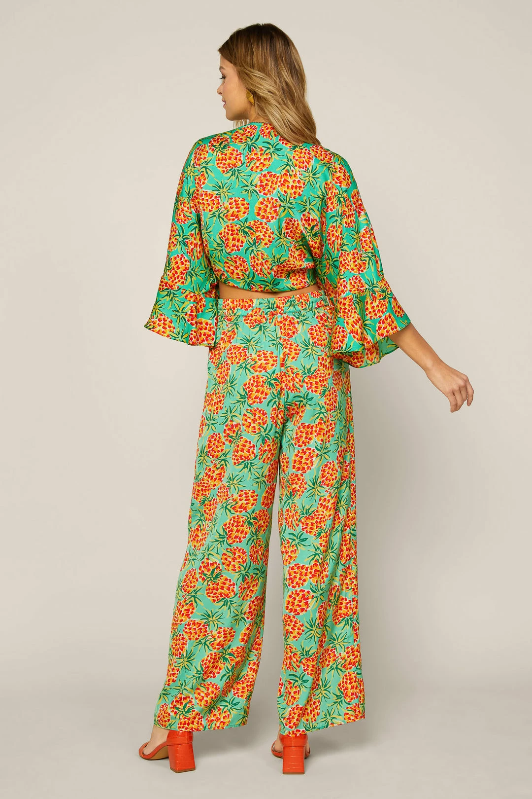 SKIES ARE BLUE Tropical Print Kimono Top New In Clothing 6 SKIES ARE BLUE Tropical Print Kimono Top New In Clothing