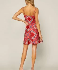 SKIES ARE BLUE Cowl Printed Mini Dress New In Clothing