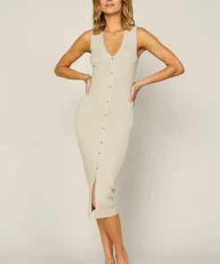 SKIES ARE BLUE New In Clothing Button Down Knit Dress 10 SKIES ARE BLUE New In Clothing Button Down Knit Dress