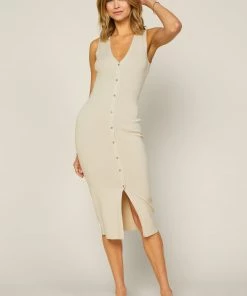 SKIES ARE BLUE New In Clothing Button Down Knit Dress