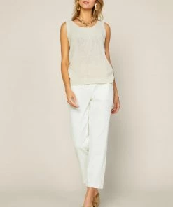 SKIES ARE BLUE Cross Back Knit Top New In Clothing