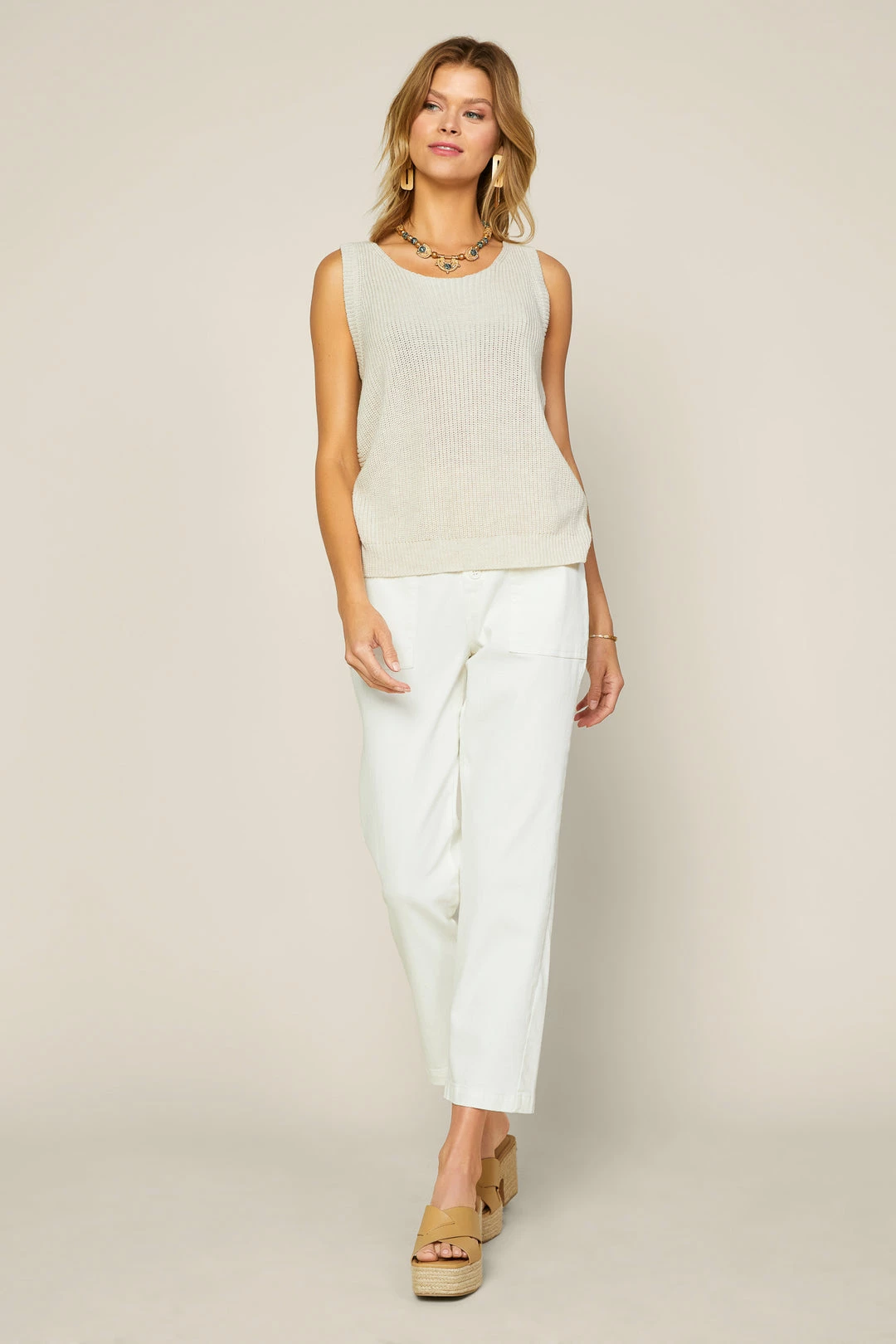 SKIES ARE BLUE Cross Back Knit Top New In Clothing 4 SKIES ARE BLUE Cross Back Knit Top New In Clothing