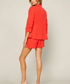 SKIES ARE BLUE New In Clothing Recycled Shirred Sleeve Blazer 11 SKIES ARE BLUE New In Clothing Recycled Shirred Sleeve Blazer