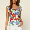 SKIES ARE BLUE Luna Floral Peplum Top 2 SKIES ARE BLUE Luna Floral Peplum Top