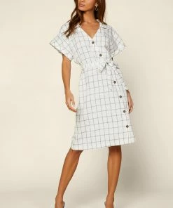 SKIES ARE BLUE Clothing Button Down Collared Shirt Dress 9 SKIES ARE BLUE Clothing Button Down Collared Shirt Dress