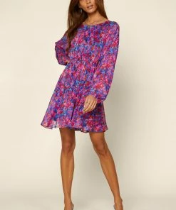 SKIES ARE BLUE Multicolor Flowy Mini Dress