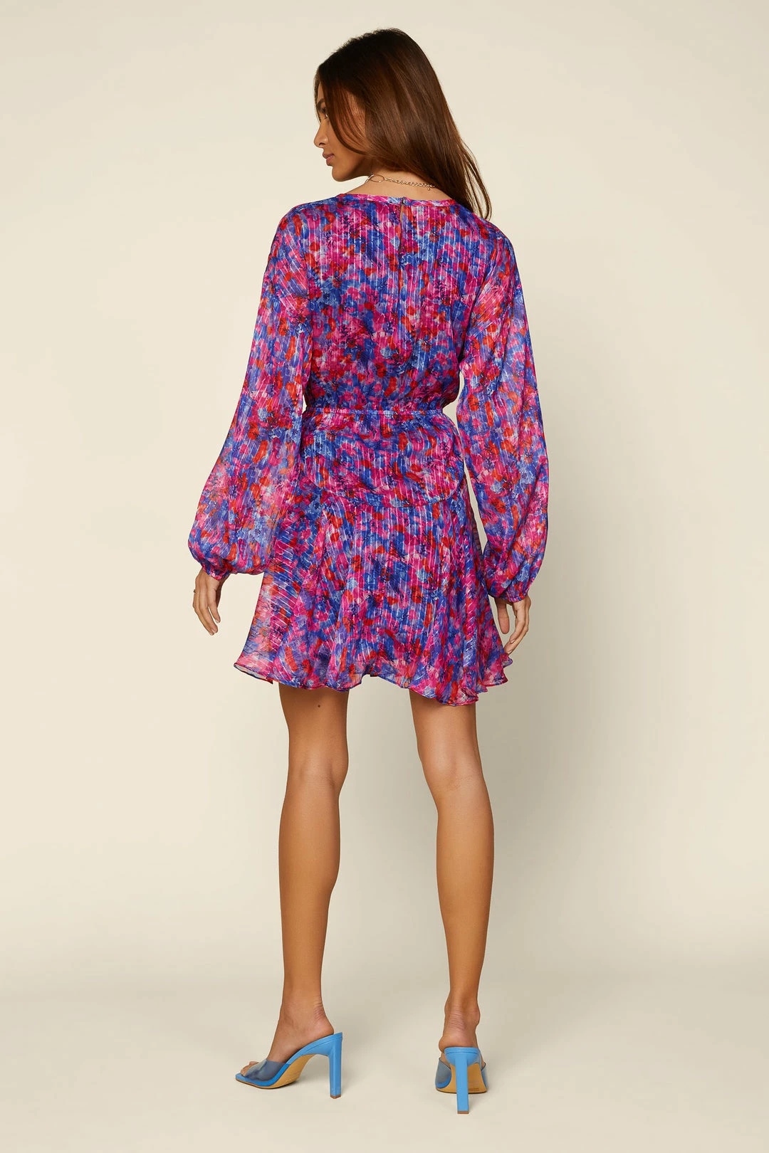 SKIES ARE BLUE Multicolor Flowy Mini Dress 8 SKIES ARE BLUE Multicolor Flowy Mini Dress