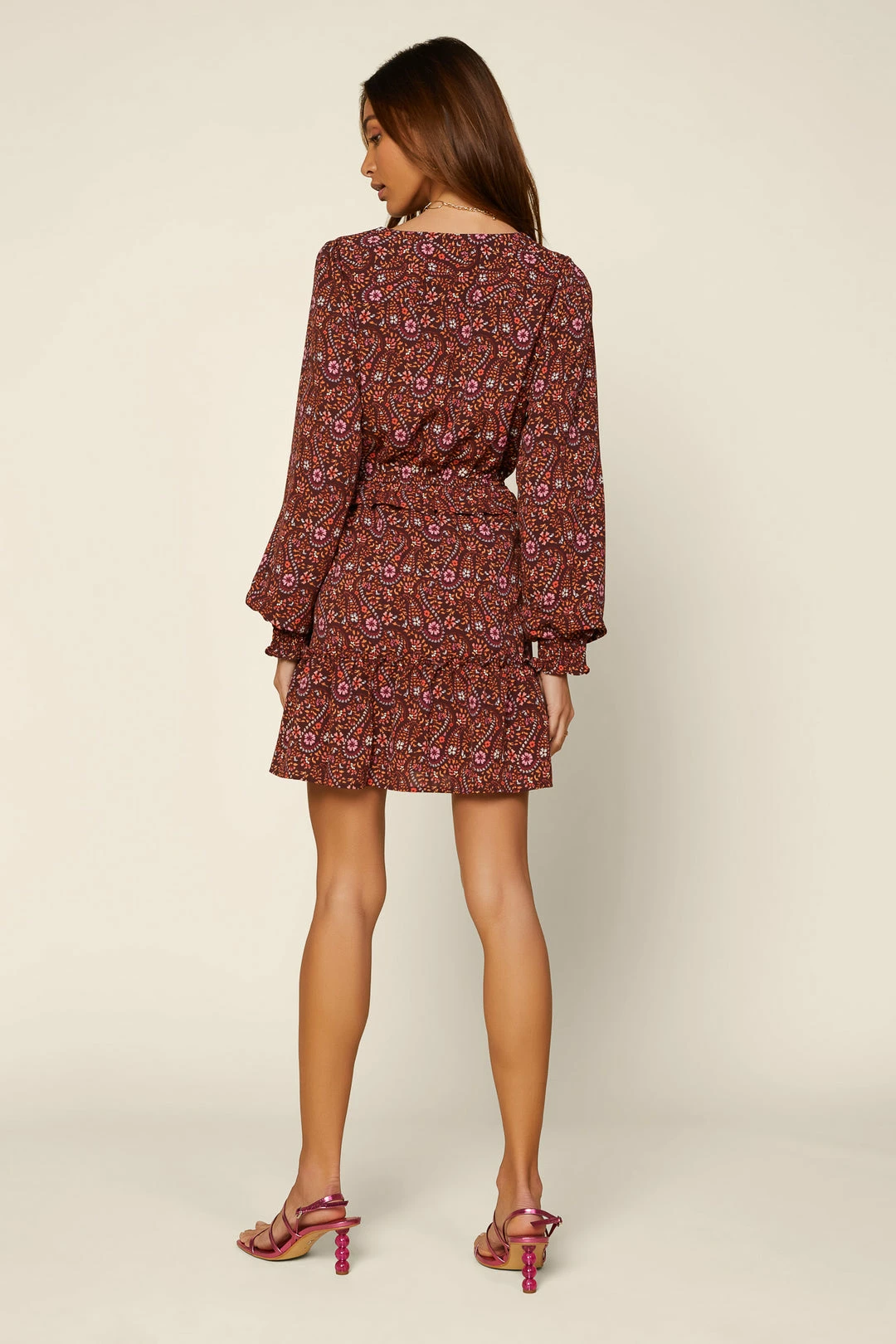 SKIES ARE BLUE Floral Smocked Ruffle Dress Clothing 6 SKIES ARE BLUE Floral Smocked Ruffle Dress Clothing