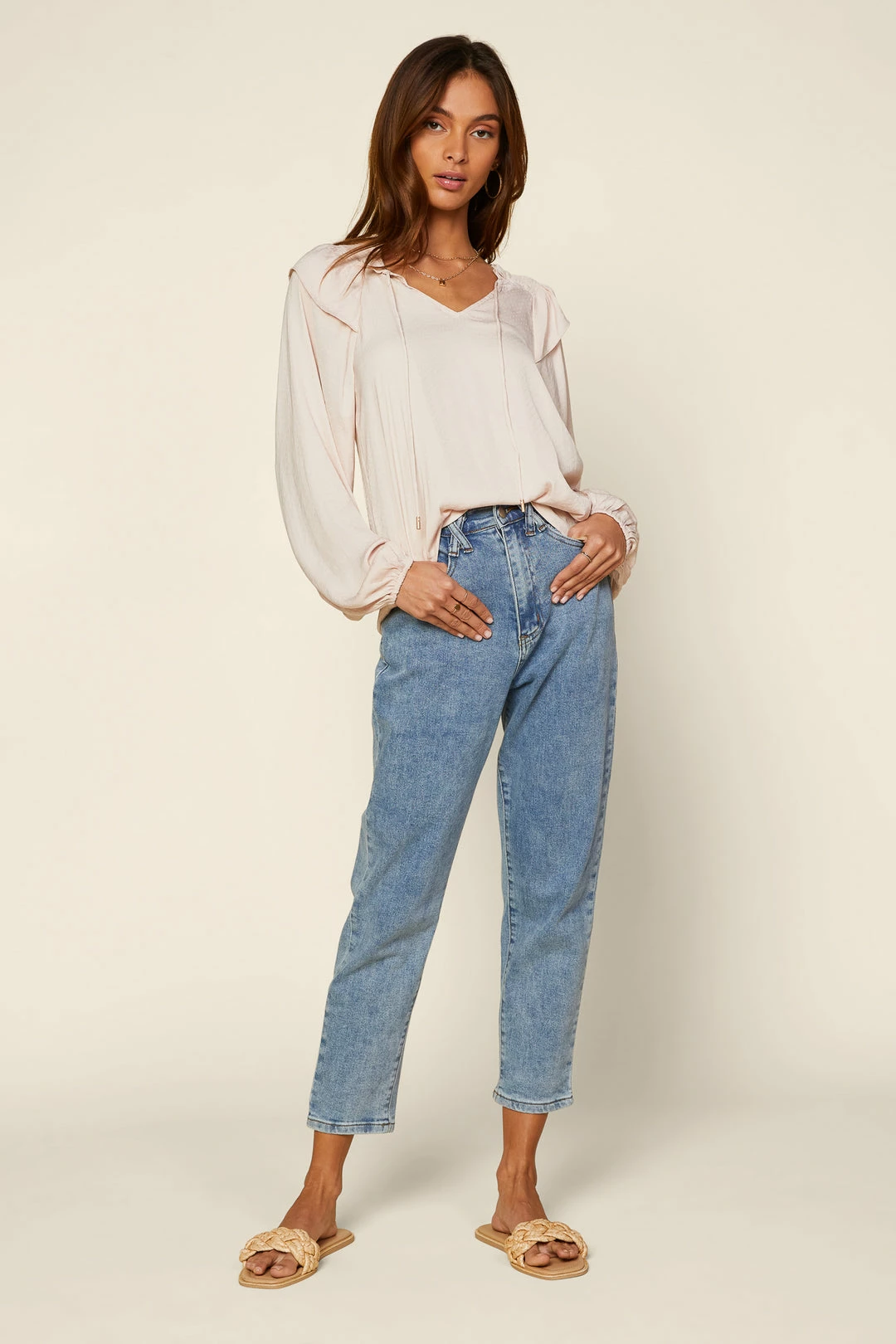 SKIES ARE BLUE Long Sleeve Smocked Top 6 SKIES ARE BLUE Long Sleeve Smocked Top