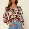 SKIES ARE BLUE Puff Sleeve Floral Blouse Clothing 1 SKIES ARE BLUE Puff Sleeve Floral Blouse Clothing