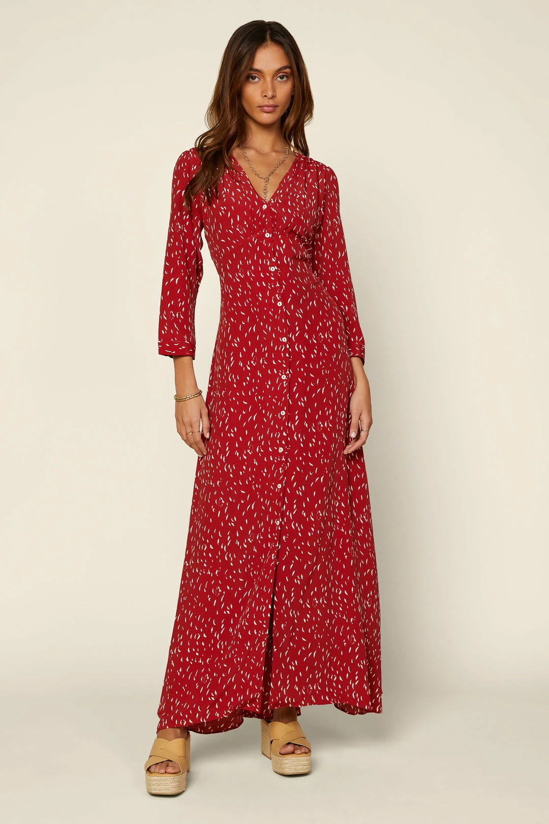 SKIES ARE BLUE Sonia Button Down Dress 3 SKIES ARE BLUE Sonia Button Down Dress