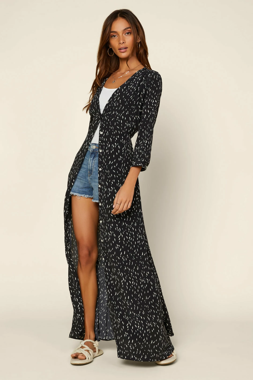 SKIES ARE BLUE Sonia Button Down Dress 3 SKIES ARE BLUE Sonia Button Down Dress