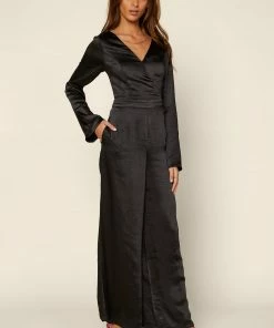 SKIES ARE BLUE Flared Long Sleeve Jumpsuit 12 SKIES ARE BLUE Flared Long Sleeve Jumpsuit